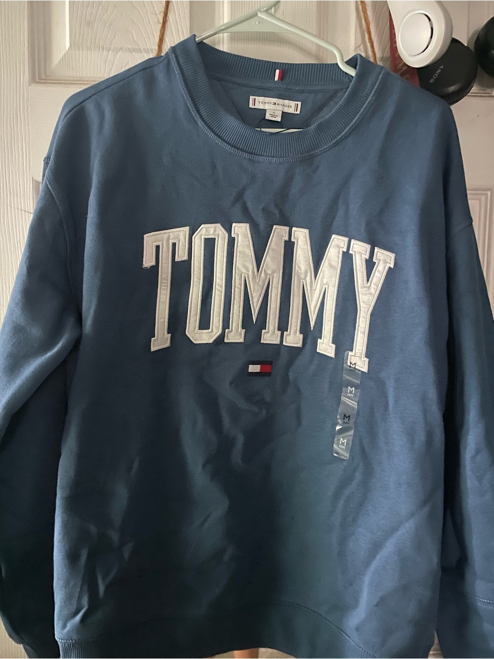 Tommy Hilfiger Women’s Blue Crewneck Sweatshirt